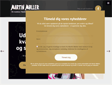 Tablet Screenshot of martin-moeller.dk